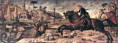 vittore carpaccio saint george and the dragon venice