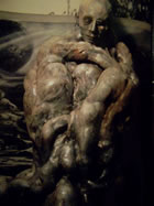 cocooned human by hr giger